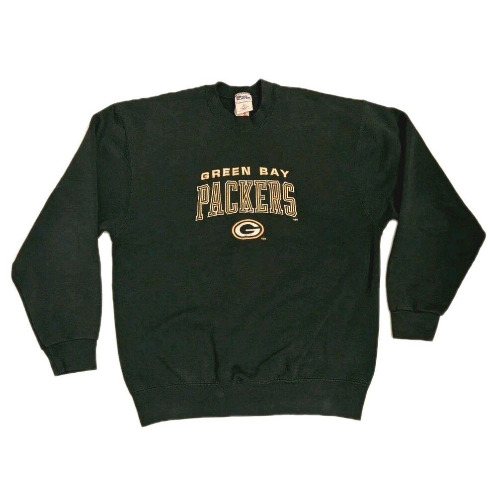Vtg Pro Player Green Bay Packers Football Sweatshirt XL Sportswear 90s Capsule